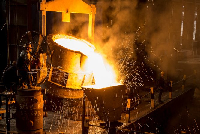 steel production netting